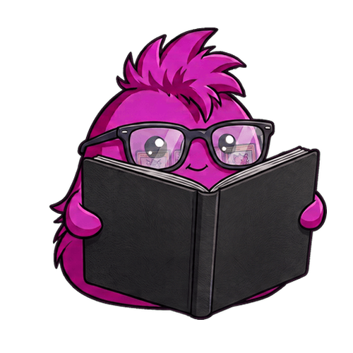 Bindy reading a card binder